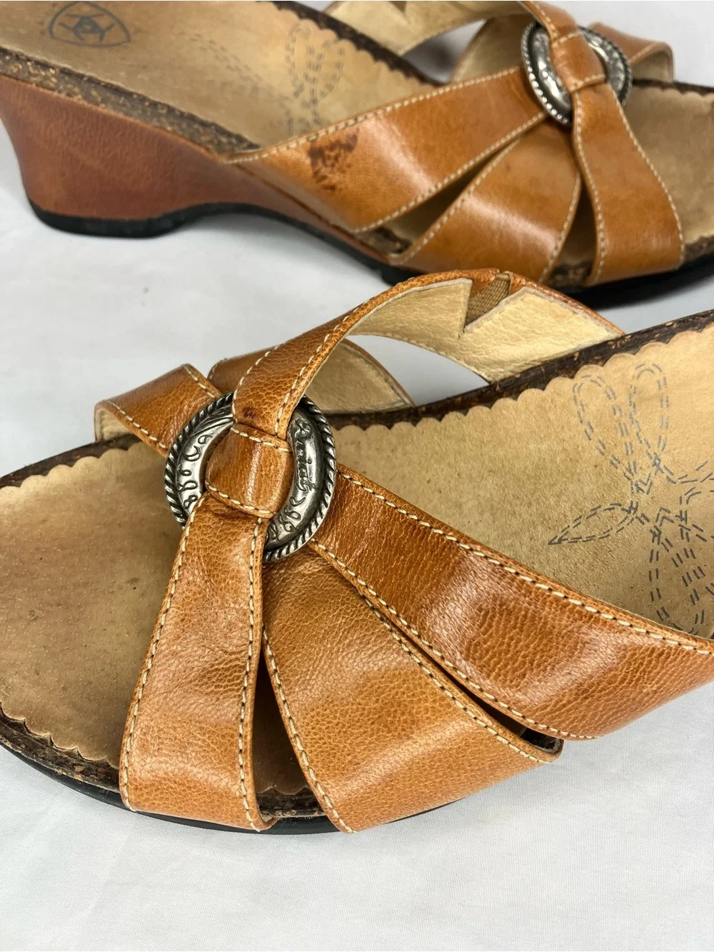 Ariat Amber wedge slide sandals 8